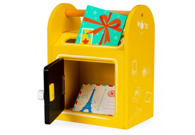 Cutie pentru scrisori din lemn pentru copii Ecotoys 2623