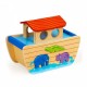 Jucarie din lemn educativa cu 16 figurine 'Arca lui Noe' Ecotoys PH05N001