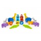 Jucarie din lemn educativa cu 16 figurine 'Arca lui Noe' Ecotoys PH05N001