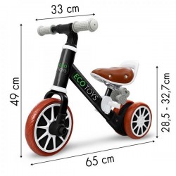 Bicicleta fara pedale Ecotoys LC-V1307 - Negru - Resigilat