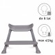 Scaun de masa 4 in 1 Kidwell EATAN Gray