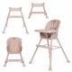 Scaun de masa 4 in 1 Kidwell EATAN Pink