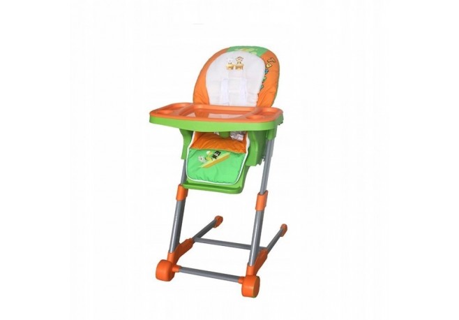 Scaun de masa pentru copii EURObaby HC11-7 - Portocaliu