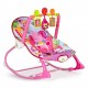 Balansoar cu vibratii 2 in 1 Ecotoys 8617 - Roz