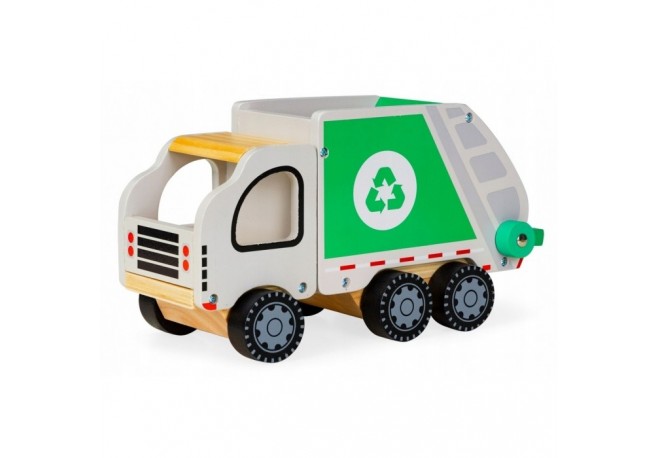 Masinuta pentru reciclare din lemn cu accesorii Ecotoys 2245