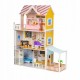 Casuta de papusi din lemn pentru copii Ecotoys W06A412