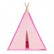Cort indian teepee de joaca pentru copii tip wigwam Ecotoys - Roz