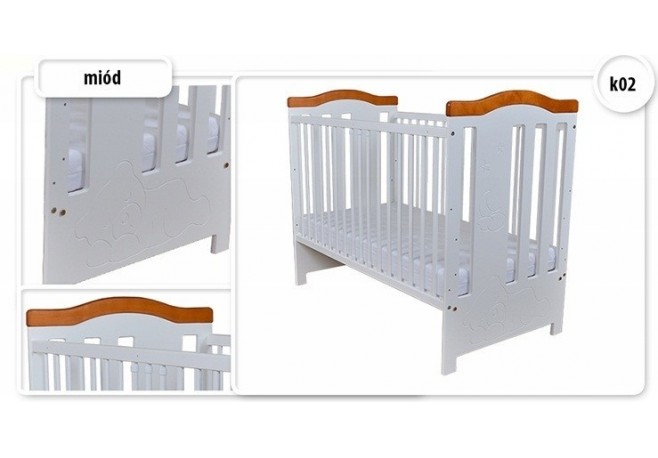 Patut pentru copii 120x60 Kerttu Teddy