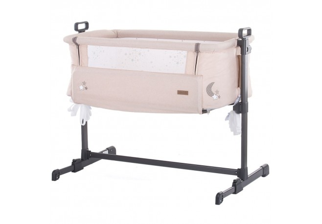 Patut Co-Sleeper Chipolino Close To Me beige printed stars inside
