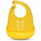 Bavetica din silicon cu buzunar Ricokids 700390 - Galben