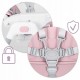 Scaun de masa pentru copii Nukido Tulo 700402 - Roz