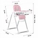 Scaun de masa pentru copii Nukido Tulo 700402 - Roz