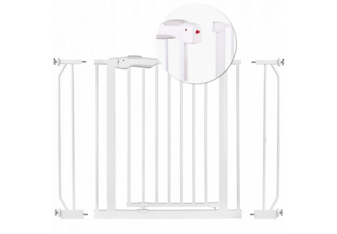 Poarta siguranta 75-105 cm Nukido 718100 - Alb