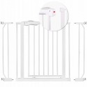 Poarta siguranta 75-105 cm Nukido 718100 - Alb