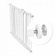 Poarta siguranta 75-105 cm Nukido 718100 - Alb
