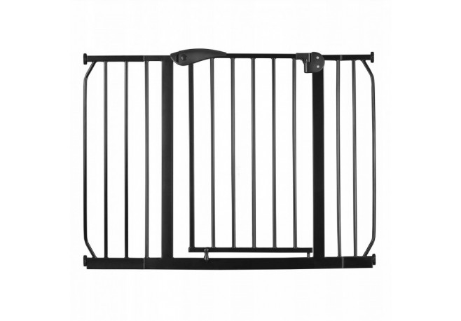 Poarta siguranta 75-115 cm Nukido 718300 - Negru