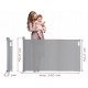 Bariera de protectie pentru scari si usi 50-140 cm Nukido 718401 - Gri
