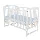 Babyneeds - Patut din lemn Ola 120x60 cm Din lemn de pin Stabil si rezistent Inaltime saltea reglabila pe 3 nivele Laterala cu 3