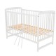 Babyneeds - Patut din lemn Ola 120x60 cm Din lemn de pin Stabil si rezistent Inaltime saltea reglabila pe 3 nivele Laterala cu 3