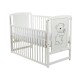 Babyneeds - Patut din lemn Timmi 120x60 cm Cu laterala culisanta Din lemn de pin si mdf Stabil si rezistent Inaltime saltea regl