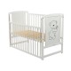 Babyneeds - Patut din lemn Timmi 120x60 cm Cu laterala culisanta Din lemn de pin si mdf Stabil si rezistent Inaltime saltea regl