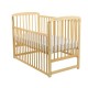 BabyNeeds - Patut din lemn Ola 120x60 cm Cu laterala culisanta Din lemn de pin Stabil si rezistent Inaltime saltea reglabila pe 
