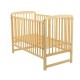 BabyNeeds - Patut din lemn Ola 120x60 cm Cu laterala culisanta Din lemn de pin Stabil si rezistent Inaltime saltea reglabila pe 