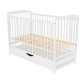 BabyNeeds - Patut din lemn Ola 120x60 cm Cu sertar cu capac Din lemn de pin si mdf Stabil si rezistent Inaltime saltea reglabila