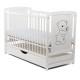 Babyneeds - Patut din lemn Timmi 120x60 cm Cu sertar cu capac Din lemn de pin si mdf Stabil si rezistent Inaltime saltea reglabi