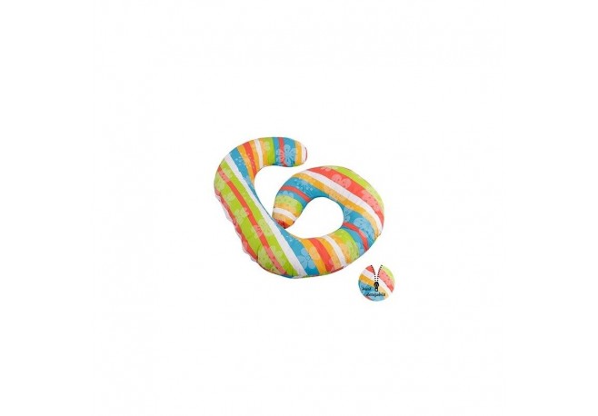Babyneeds - Perna multifunctionala Enjoy Cu husa detasabila din bumbac Curcubeu
