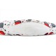 BabyNeeds - Perna 3 in 1 pentru gravide si bebelusi Soft Plus Cu husa detasabila din bumbac Bulinute rosii