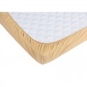 BabyNeeds - Cearceaf cu elastic 120x60 cm Cappuccino