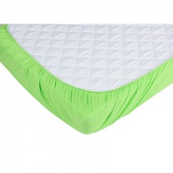 BabyNeeds - Cearceaf cu elastic 140x70 cm Verde