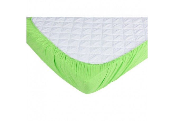BabyNeeds - Cearceaf cu elastic 140x70 cm Verde