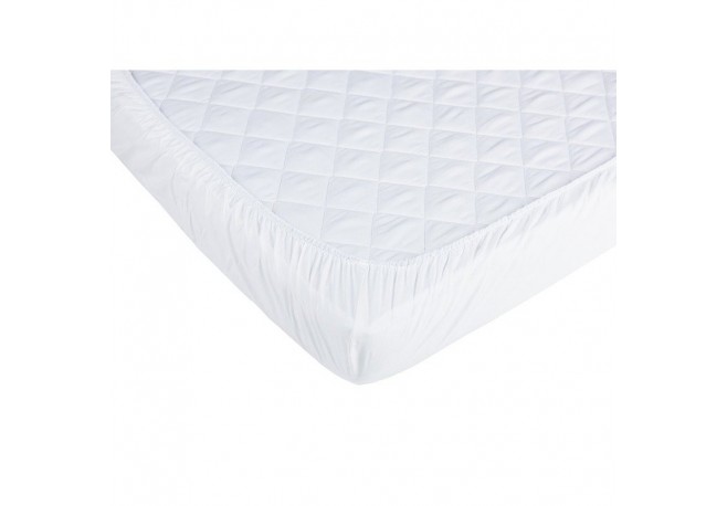 BabyNeeds - Cearceaf cu elastic 140x70 cm Alb
