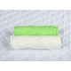 BabyNeeds - Set 2 cearceafuri cu elastic 140x70 cm Verde+Alb