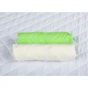 BabyNeeds - Set 2 cearceafuri cu elastic 140x70 cm Verde+Alb