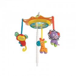 Playgro - Carusel muzical cu proiector lumea junglei
