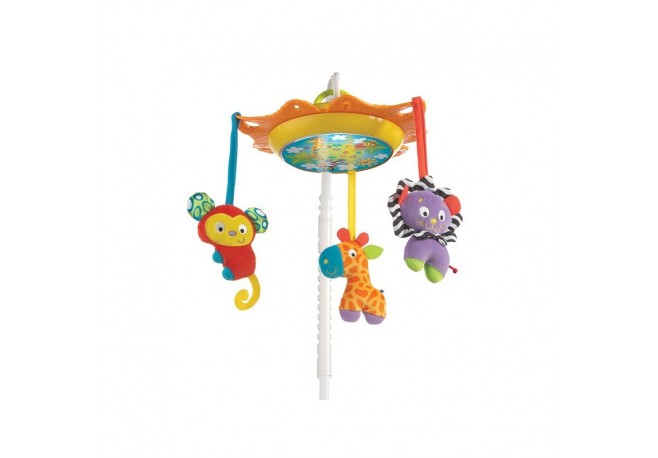 Playgro - Carusel muzical cu proiector lumea junglei