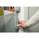 Lionelo - Poarta de siguranta cu suruburi Tulia Textila Retractabila din Poliester 140 cm Conform cu standardul european de secu
