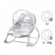 Balansoar multifunctional cu sunete si jucarii Kidwell Pino - Gri - Resigilat (Ambalaj deteriorat)