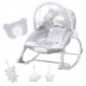 Balansoar multifunctional cu sunete si jucarii Kidwell Pino - Gri - Resigilat (Ambalaj deteriorat)