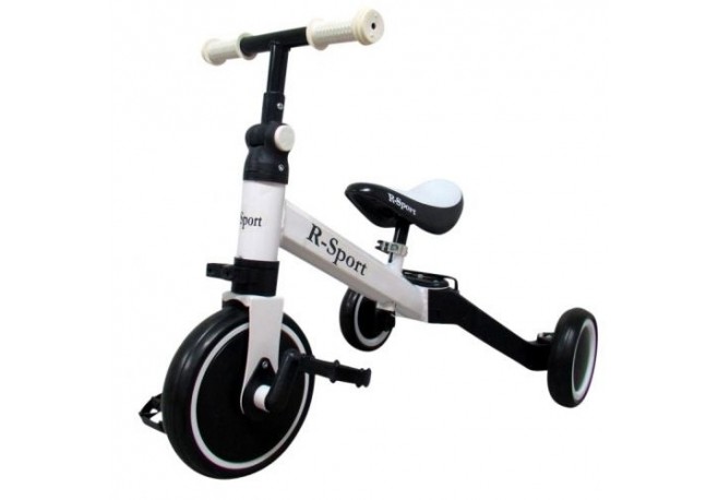 Bicicleta multifunctionala 4 in 1 cu pedale detasabile P8 R-Sport - Alb