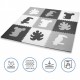 Salteluta de joaca pentru copii tip puzzle 179 x 179 cm Kidwell SENSO Tropical