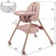 Scaun de masa 2 in 1 Kidwell KARIMI - Roz
