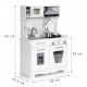 Bucatarie din lemn cu sunete lumini si accesorii Ecotoys TL10181 - Resigilat
