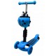 Trotineta 5 in 1 roti cu LED platforma antiderapanta JR R-Sport - Albastru - Resigilat