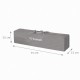 Patut pliabil 3 in 1 Kidwell BLISSY - Gray