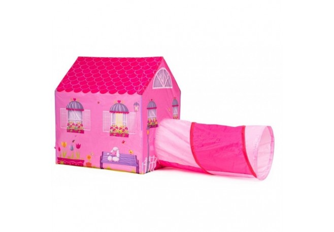 Cort de joaca pentru copii cu tunel Ecotoys 8326 - Resigilat (Ambalaj deteriorat)