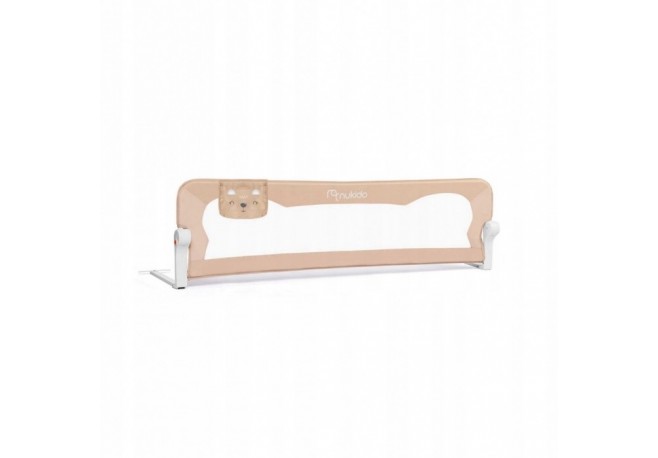 Bariera de protectie pentru pat 150 x 35 x 42 cm Nukido 722201 - Bej